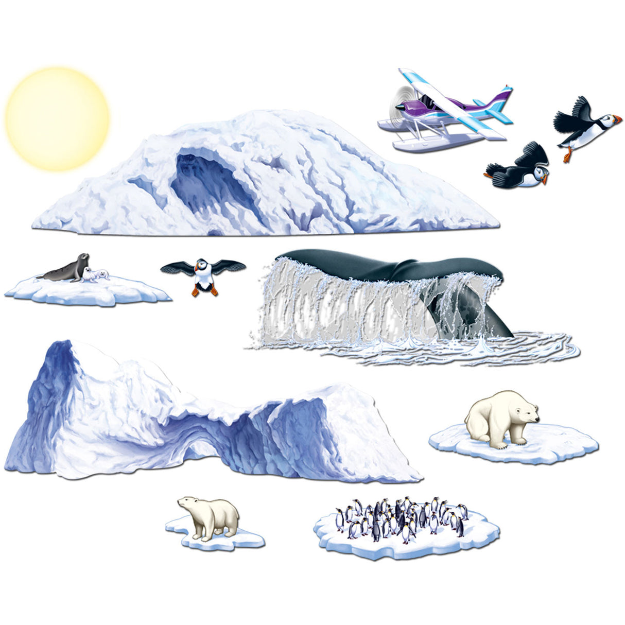 Arctic Cruise Cutouts (12ct)