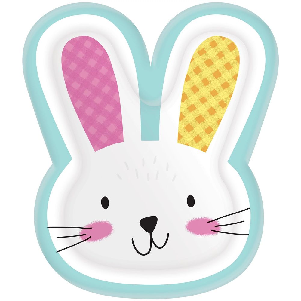 Bunny Shaped Dinner Plates (8ct)