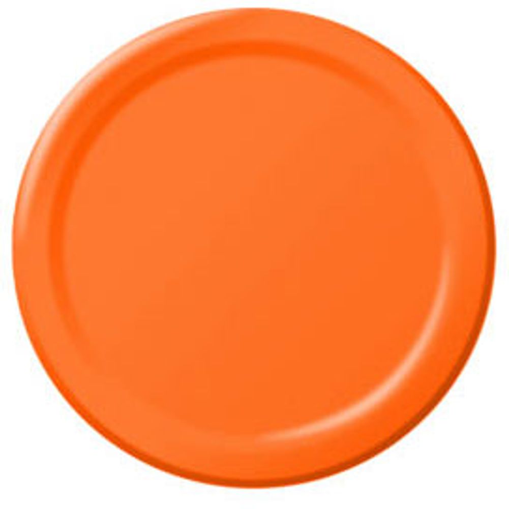 Orange Peel Paper Dessert Plates (8ct)