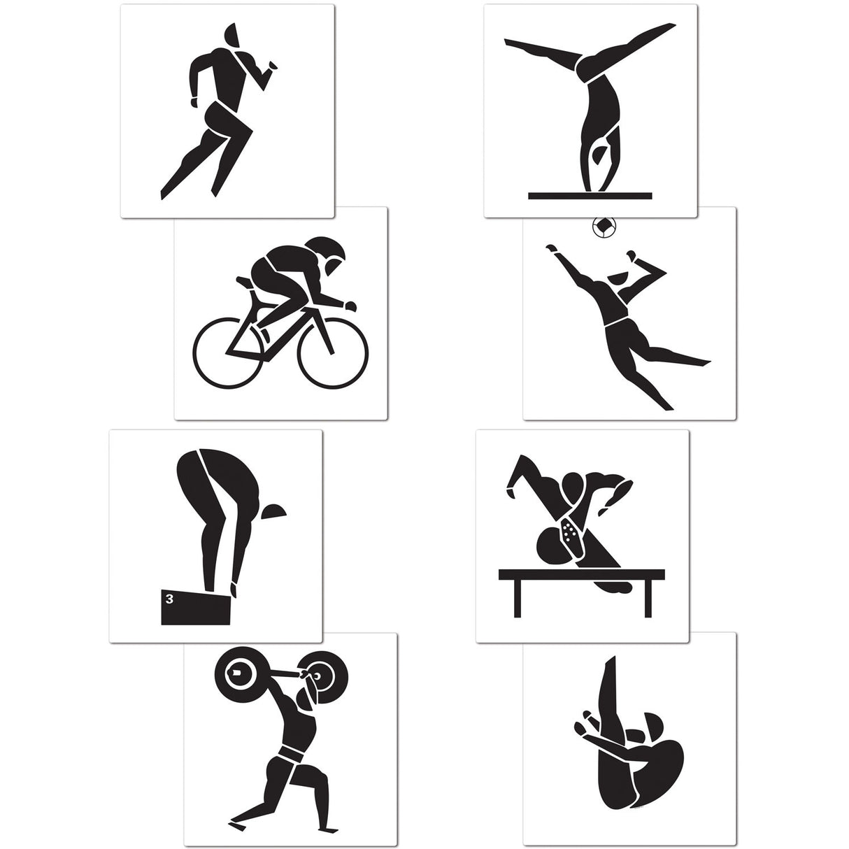 Summer Sports Cutouts
