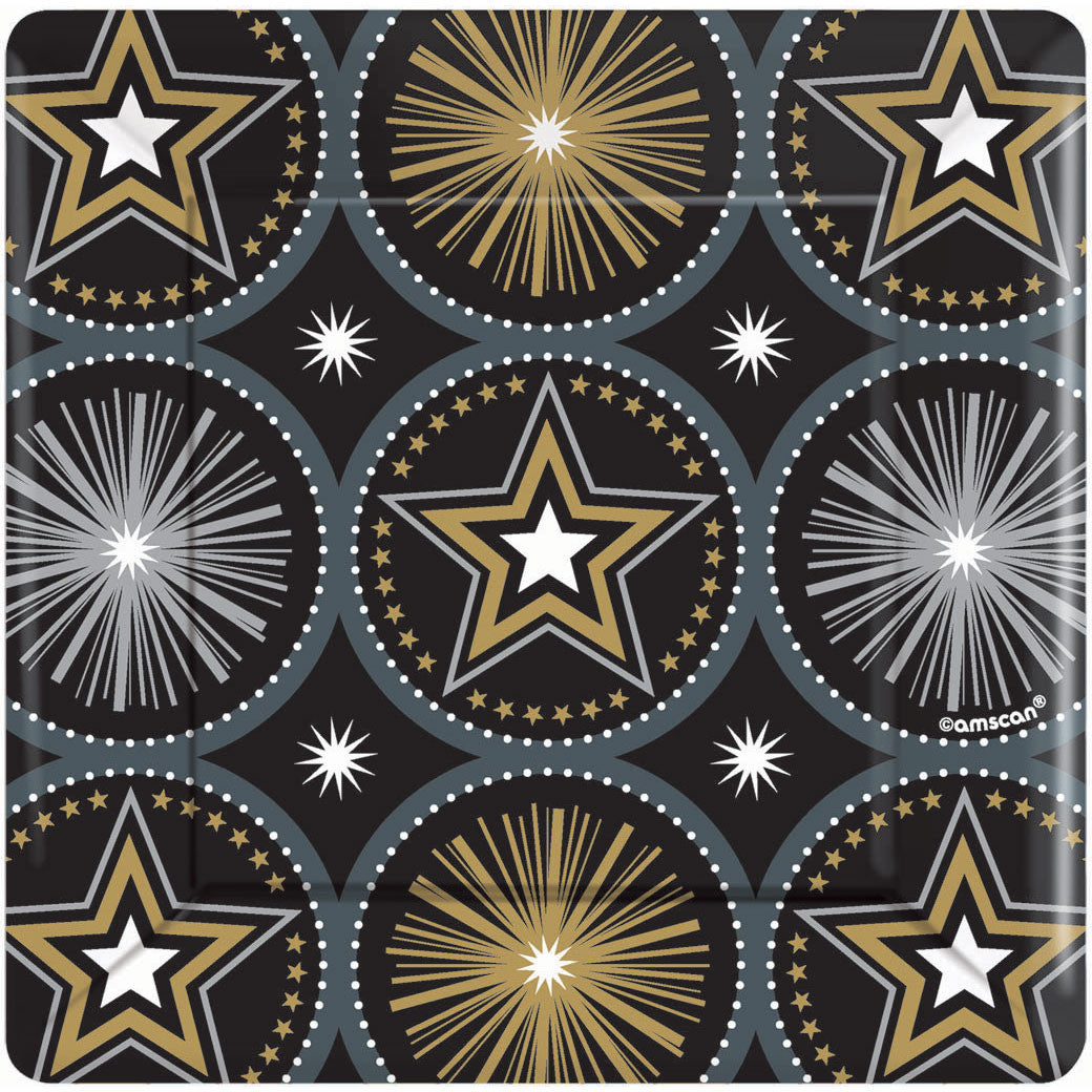 Glitter Starz Dessert Plates (8ct)