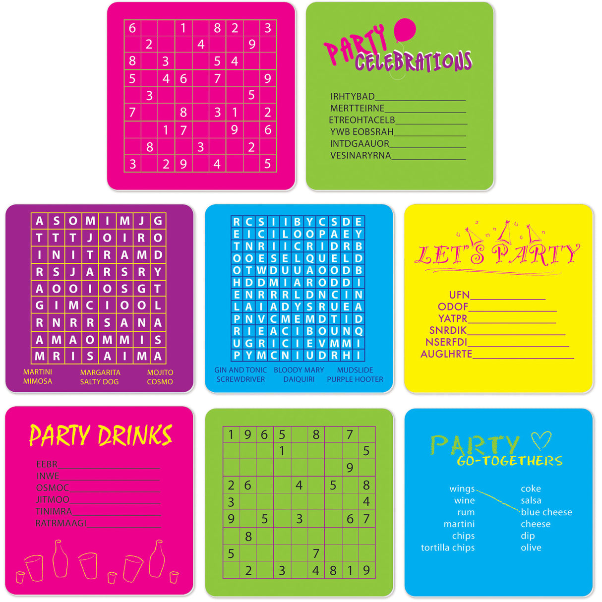 Party Puzzle Coaster