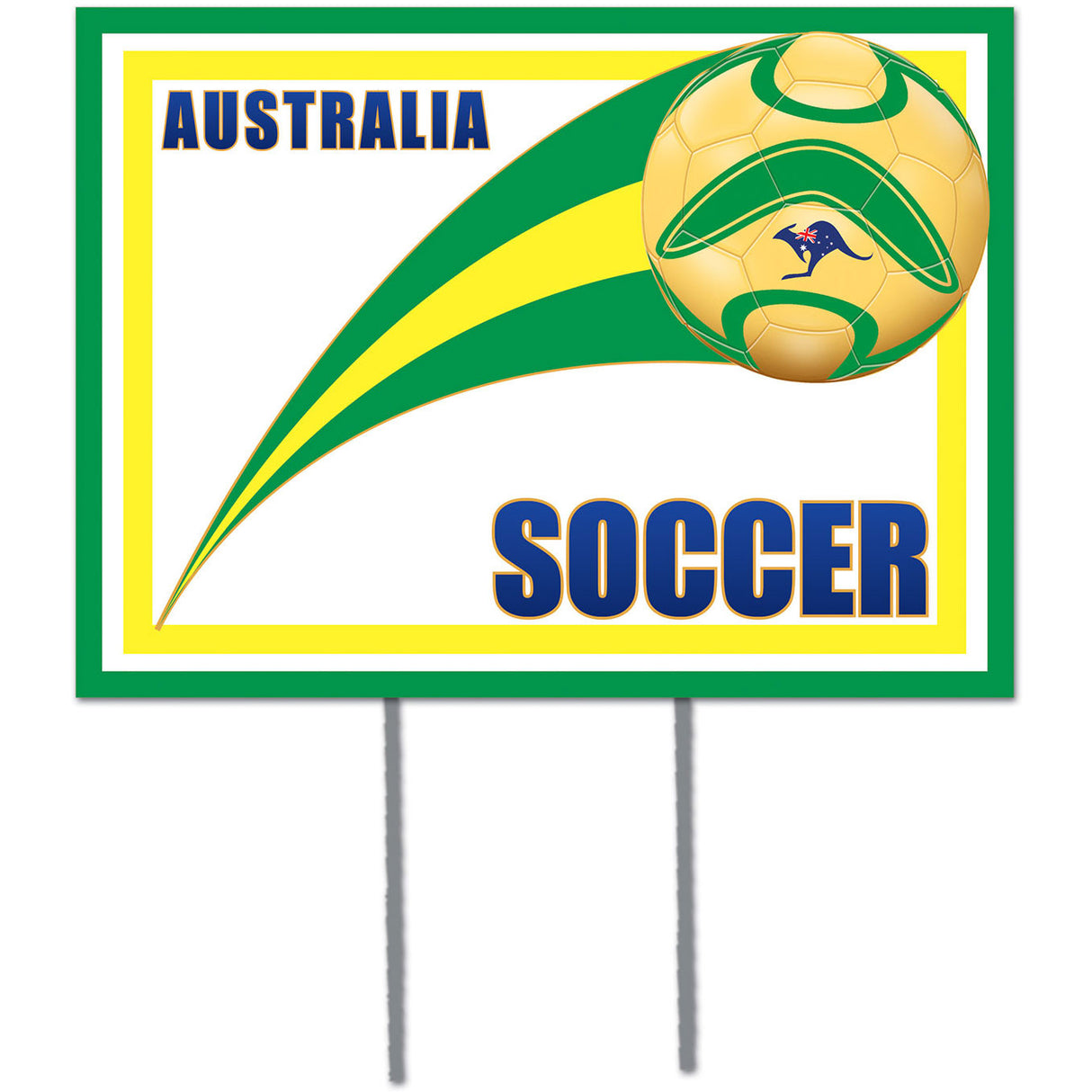 Plastic Yard Sign - Australia