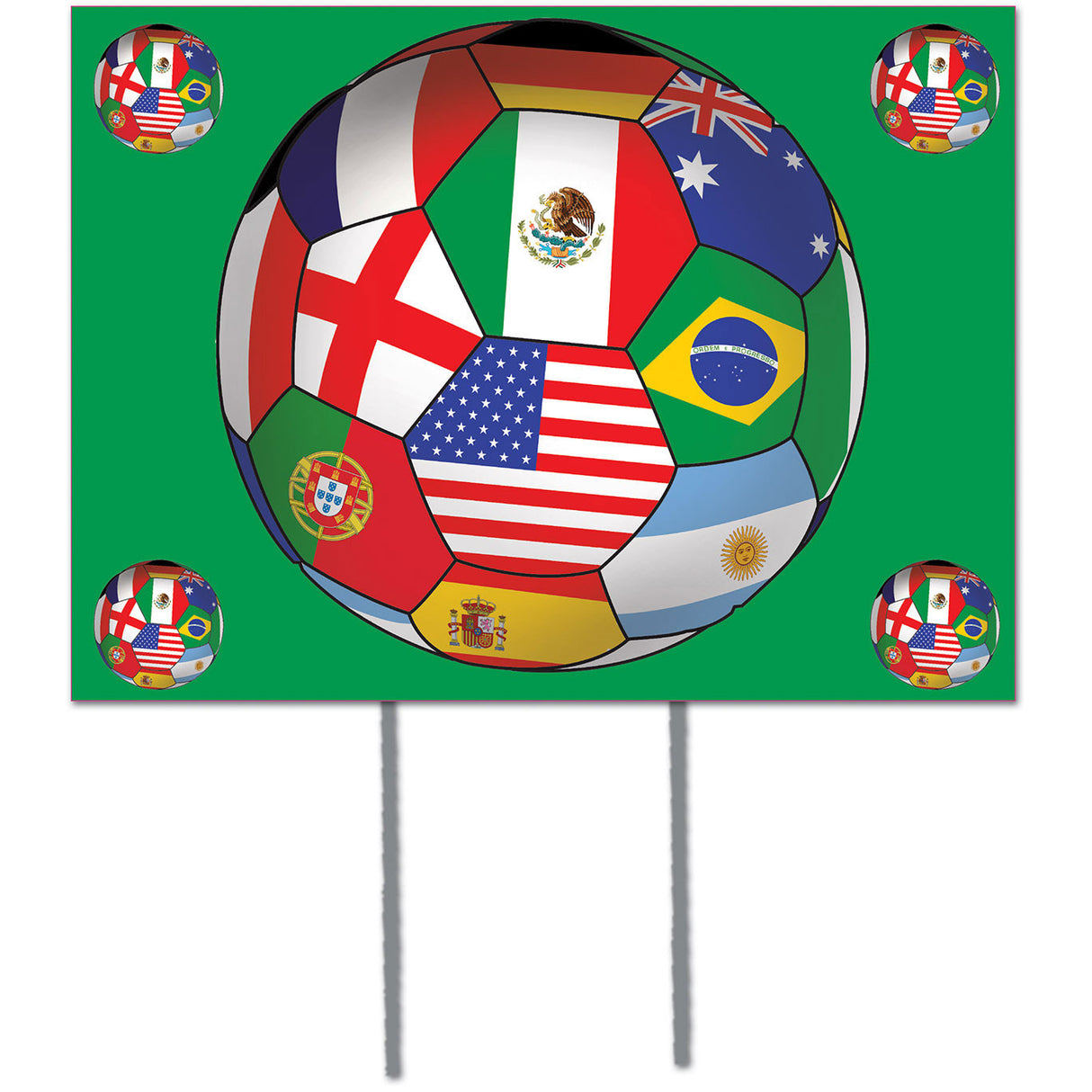 Plastic Yard Sign - International
