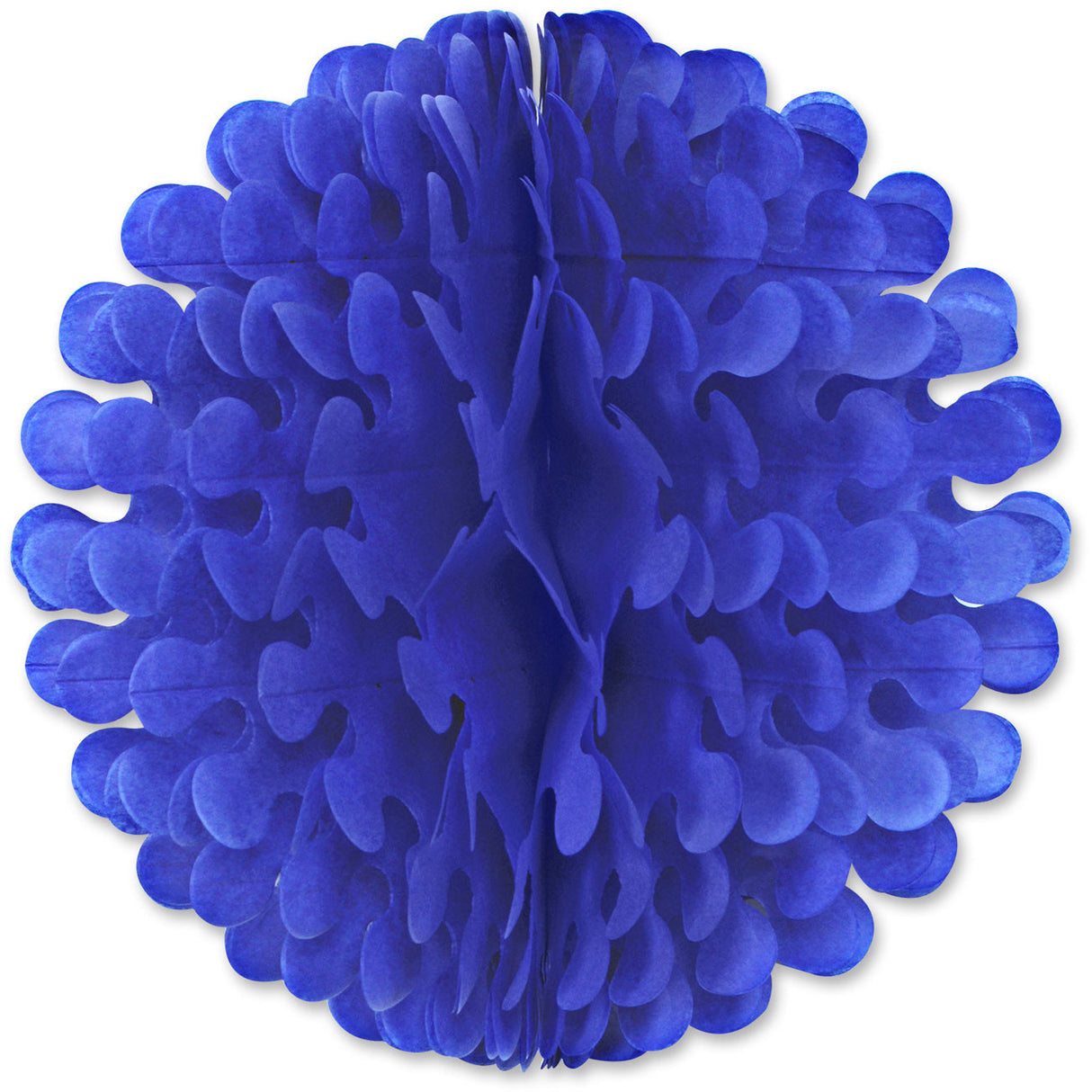 19" Blue Flutter Tissue Ball