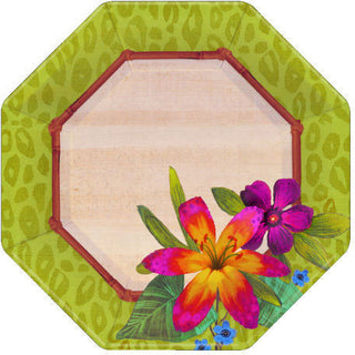 Jungle Luau Dessert Plates (8ct)