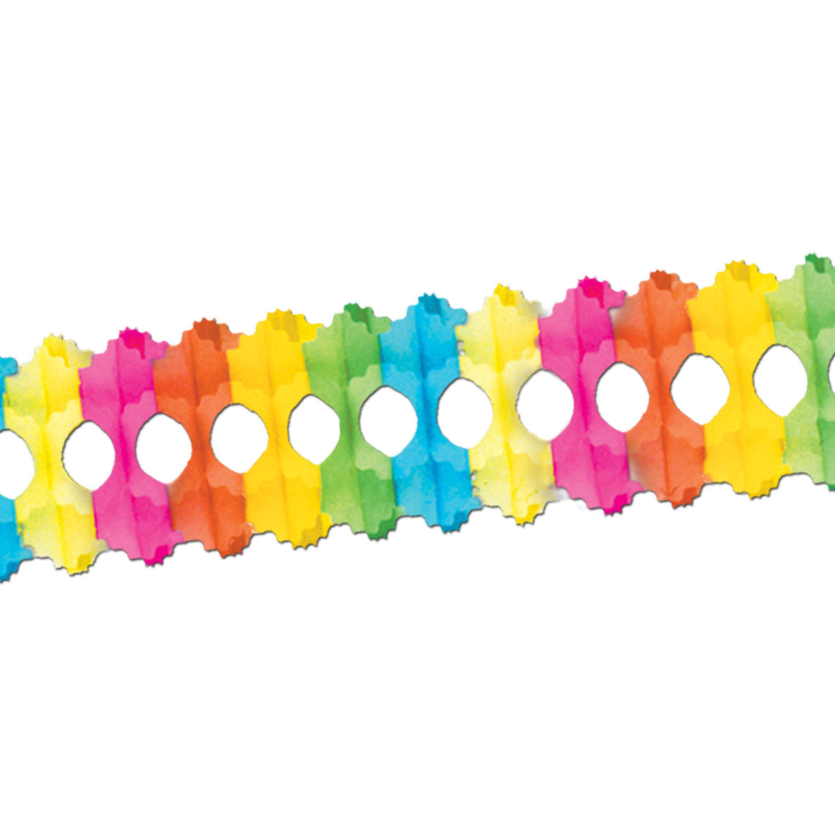 12' Multicolor Packaged Arcade Garland