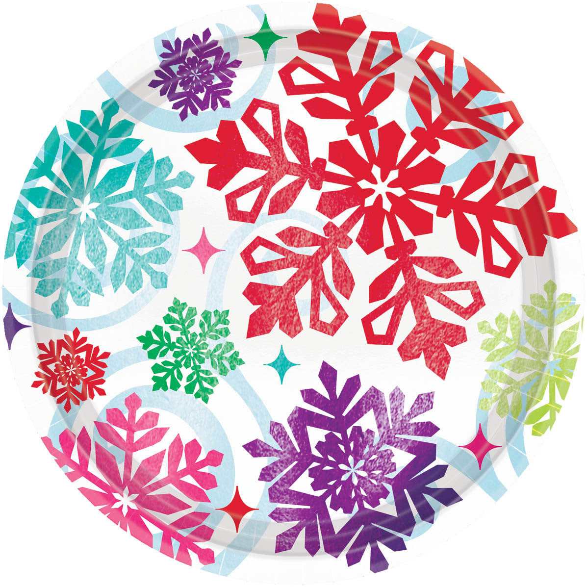 Bright Holiday Dinner Plates (8ct)