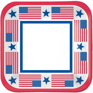 Patriotic Party Dessert Plates (40ct)