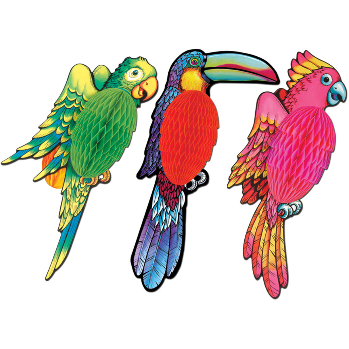 Art-Tissue Exotic Bird, 17" (1 ct)