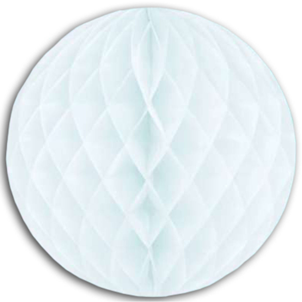 12" White Honeycomb Tissue Ball