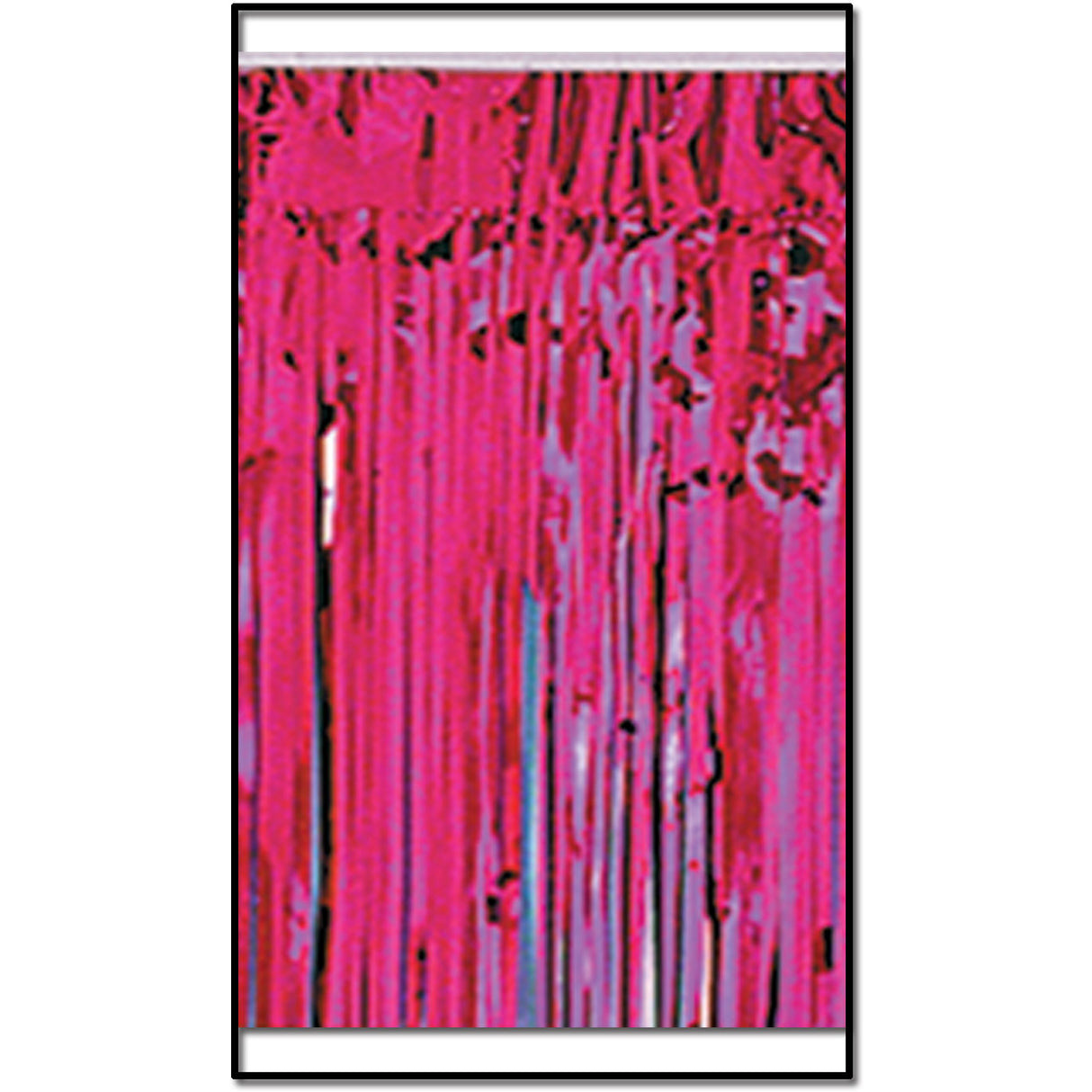 Metallic Fringe Drape