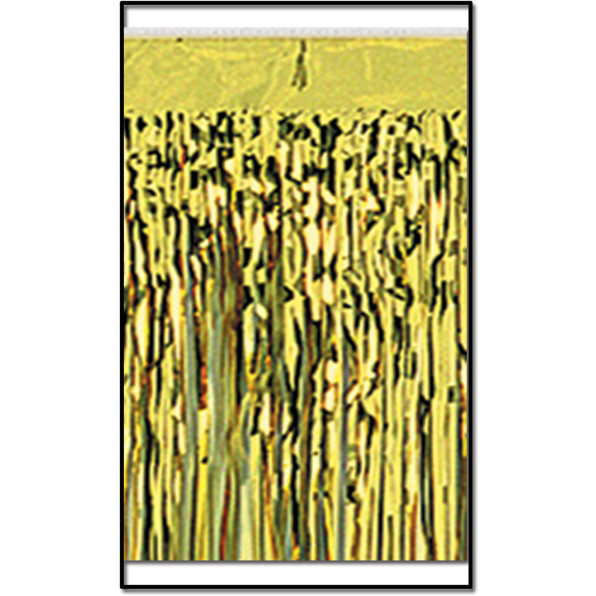 Metallic Fringe Drape
