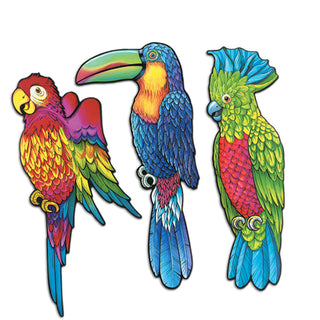 Exotic Bird Cutouts
