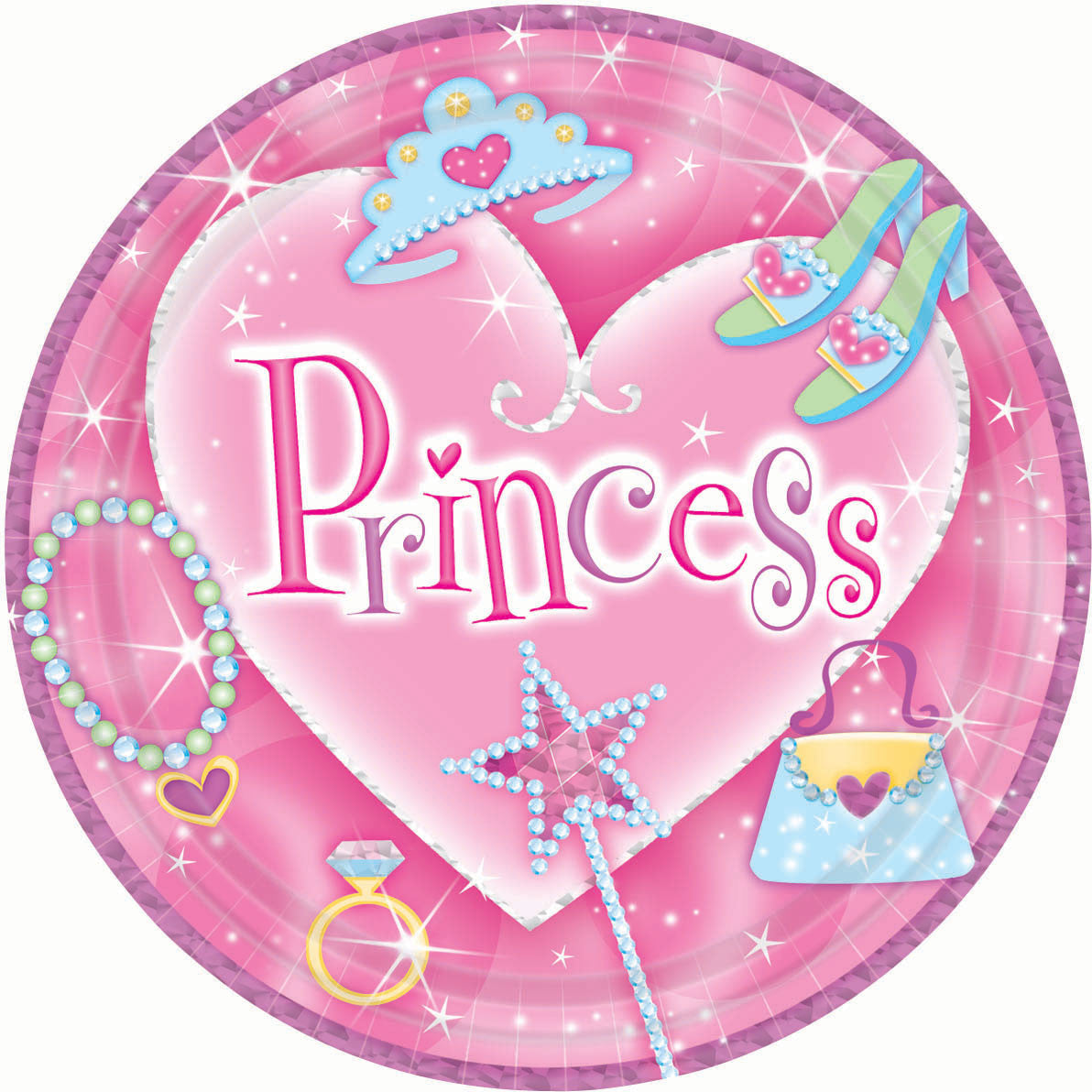 Birthday Princess Dinner Plates (8ct)