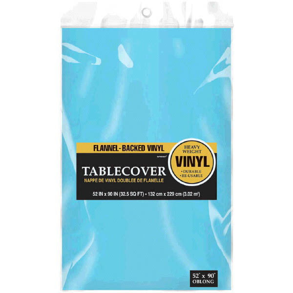 Caribbean Flannel-Back Fabric Tablecover