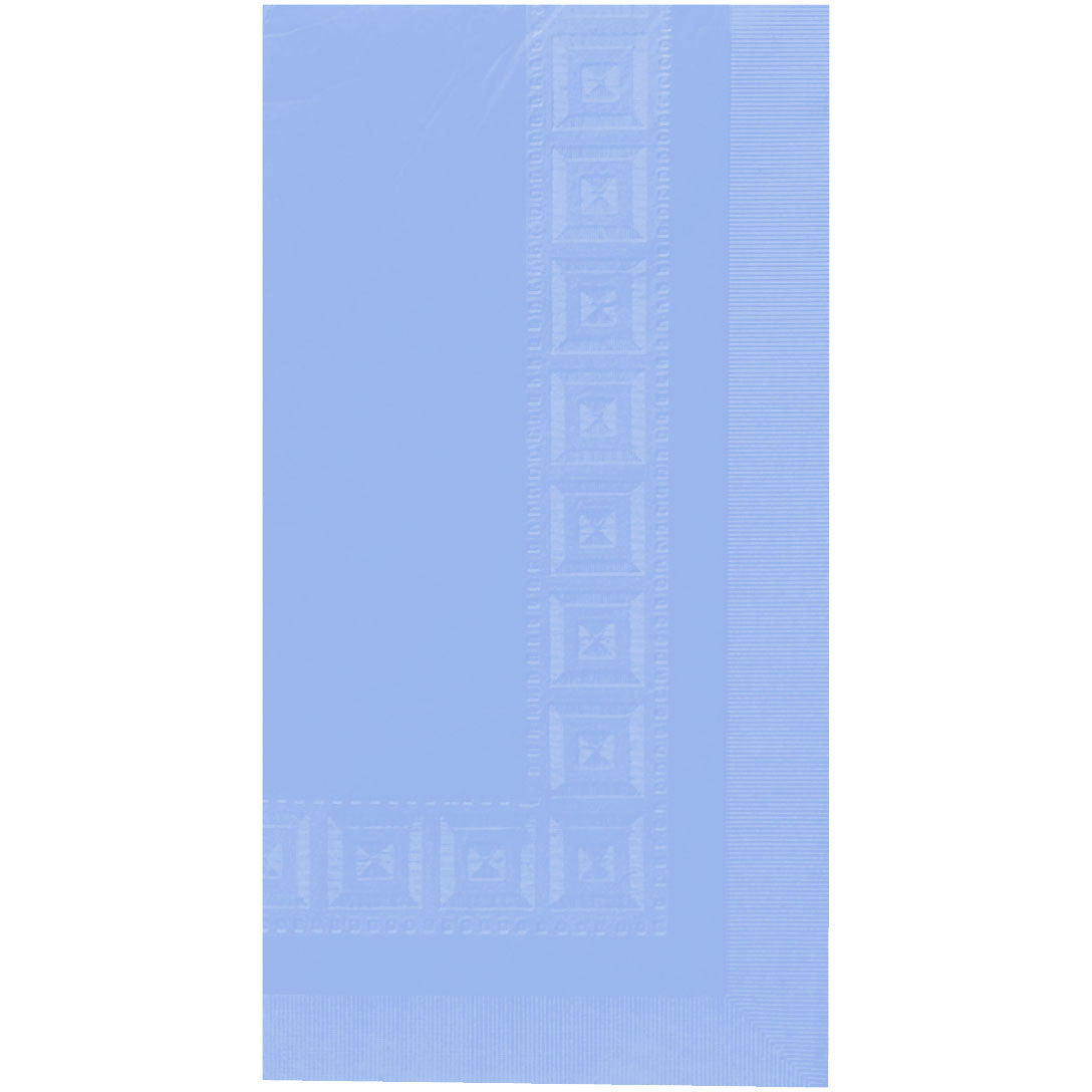 Pastel Blue 3 Ply Paper Rectangle Tablecover