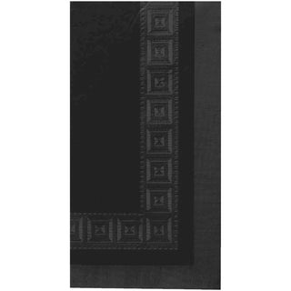 Jet Black 3 Ply Paper Rectangle Tablecover