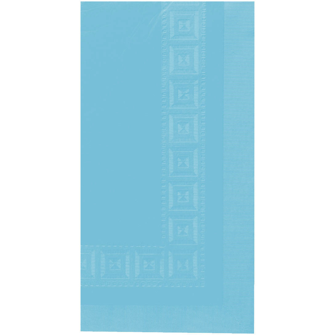 Caribbean Blue 3-Ply Paper Rectangle Tablecover