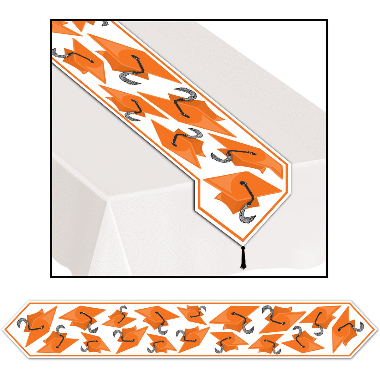 Printed Grad Cap Table Runner