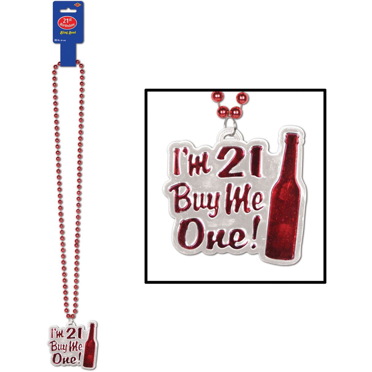 21st Birthday Medallion