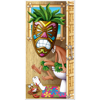 Tiki Man Restroom Door