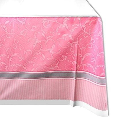Blessings Pink Plastic Table Cover
