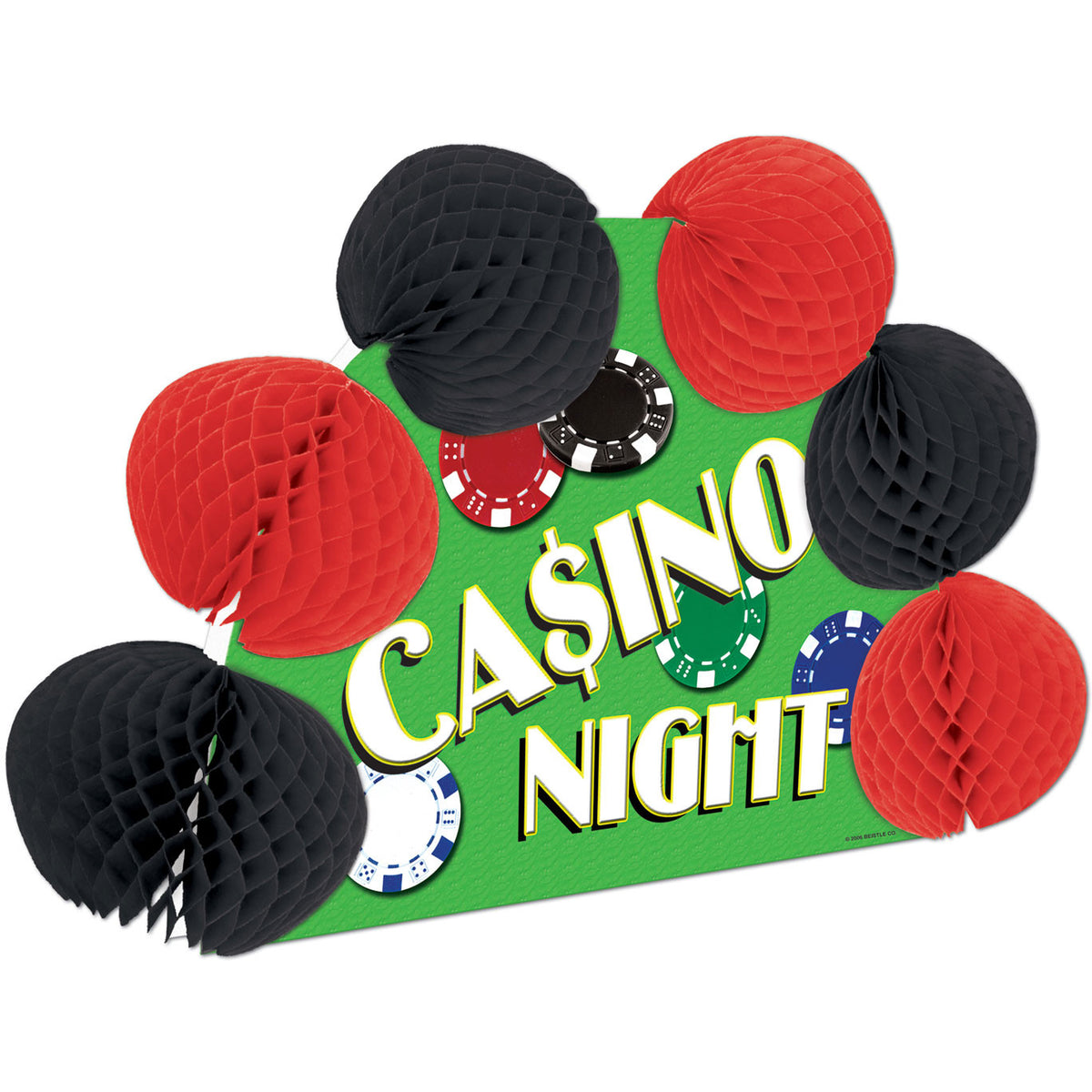 Casino Night Popover Centerpiece
