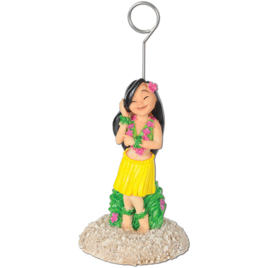 Hula Girl Balloon/Photo Holder