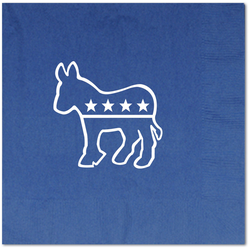 Democratic Blue Luncheon Napkins