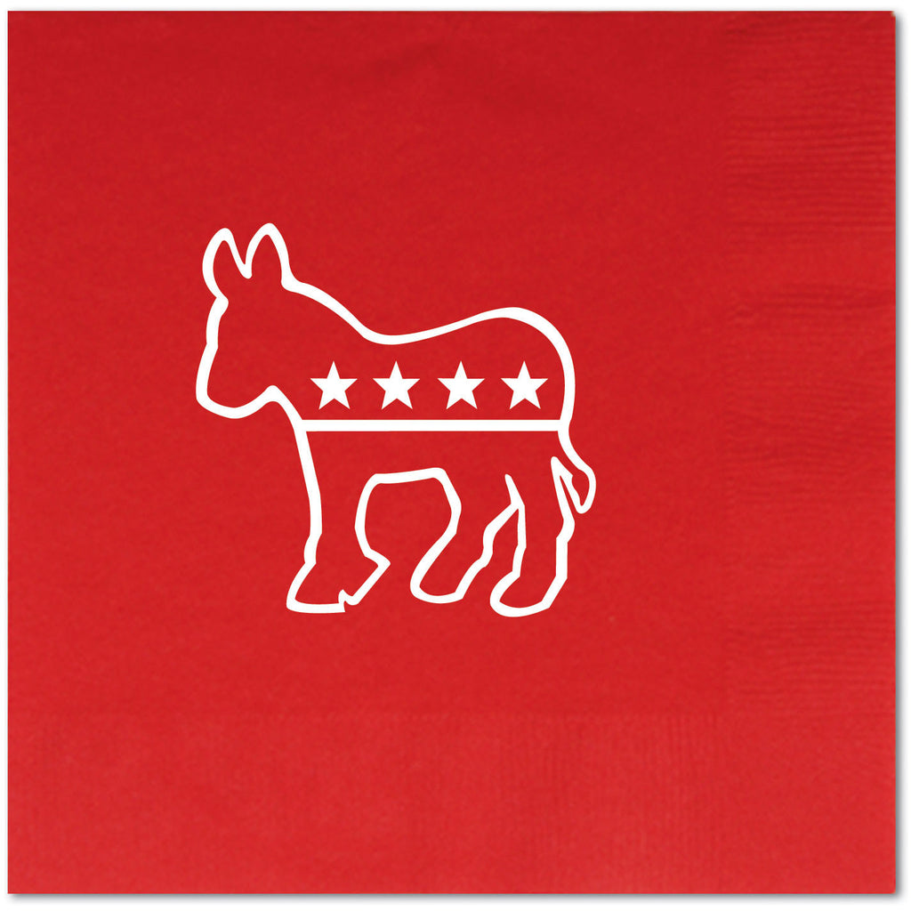 Democratic Red Luncheon Napkins