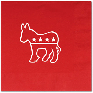 Democratic Red Luncheon Napkins