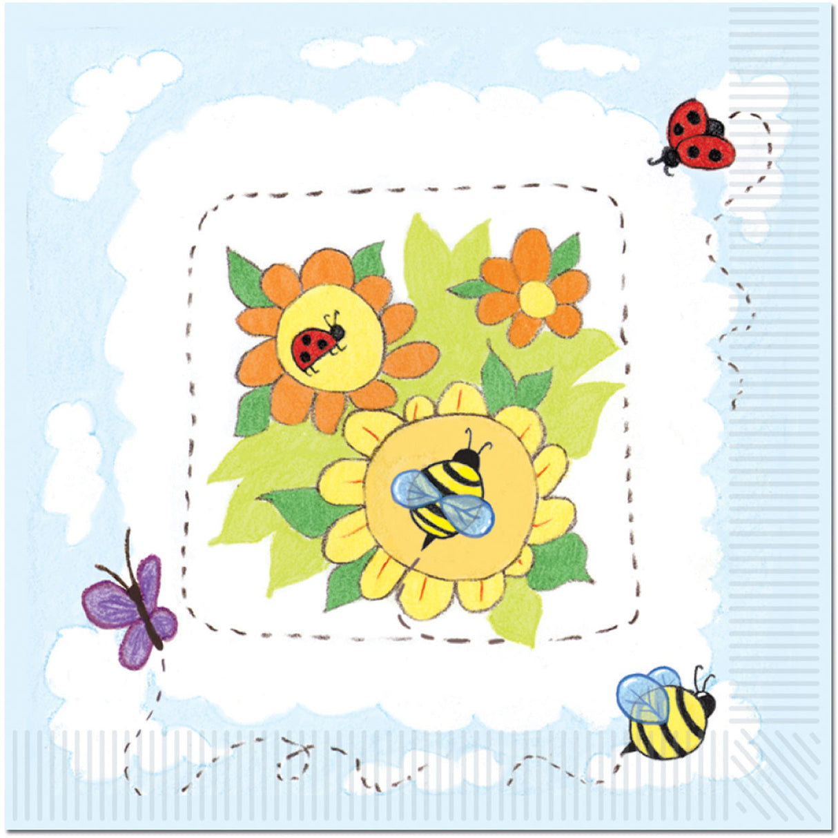 Garden Beverage Napkins