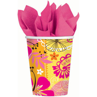Tropical Heat 9oz Paper Cups (8ct)
