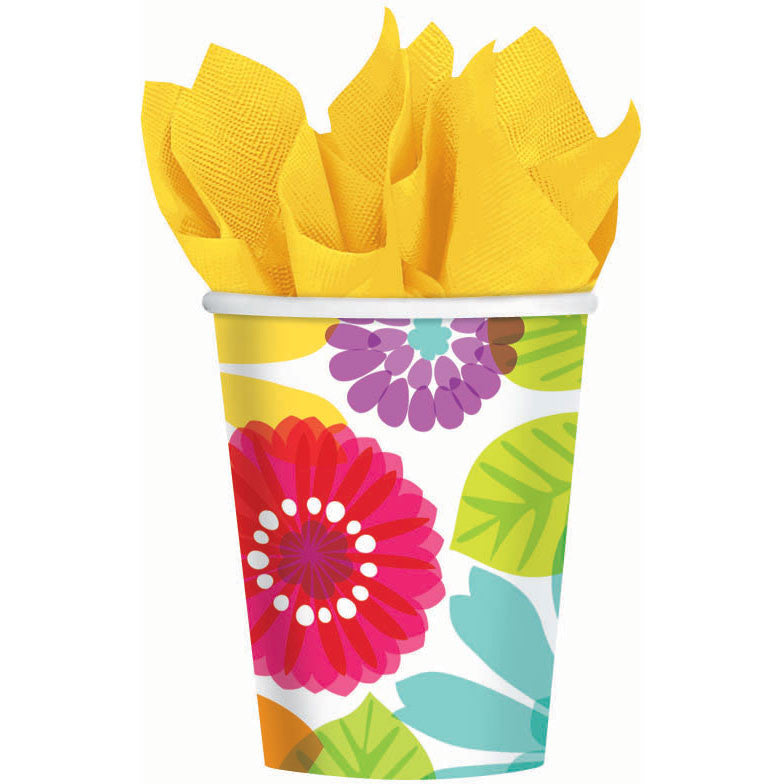 Day In Paradise 9oz Paper Cups (8ct)