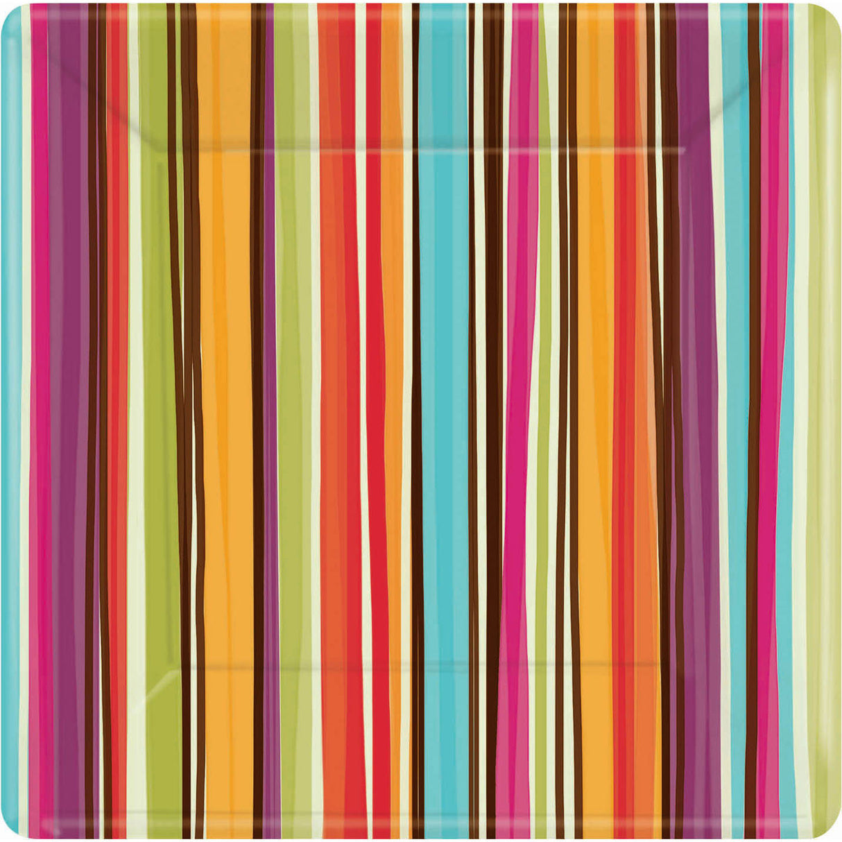 Stripe Style Banquet Plates (8ct)
