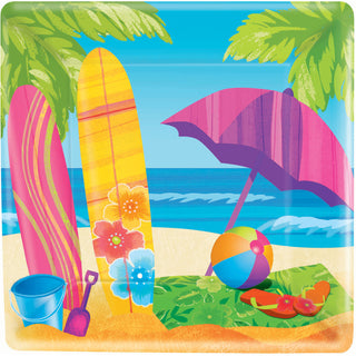 Surf's Up Banquet Plates (8ct)