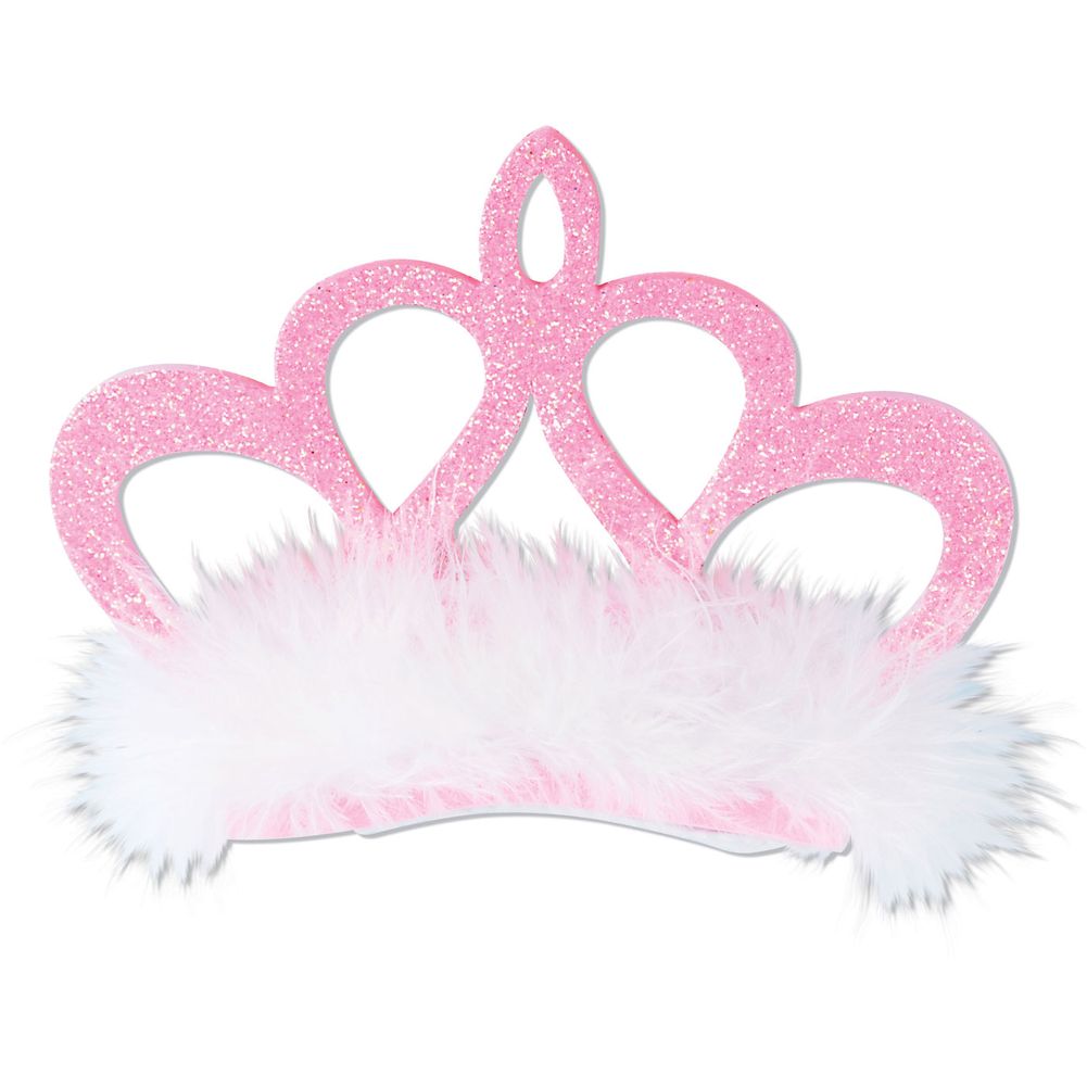 Pink Crown Hair Clip