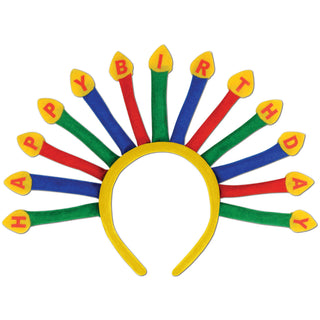 Happy Birthday Candles Headband