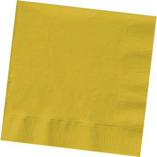 Yellow Sunshine Big Party Pack Dinner Napkin 50 ct