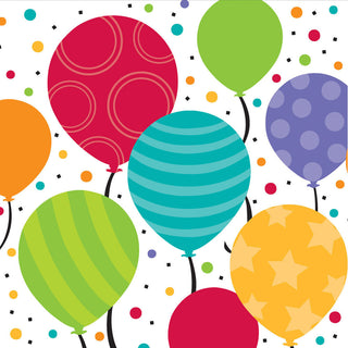 Shimmering Balloons Beverage Napkins (16ct)