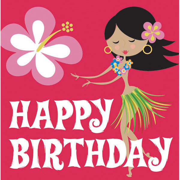 Let's Hula! Birthday Luncheon Napkins (16ct)