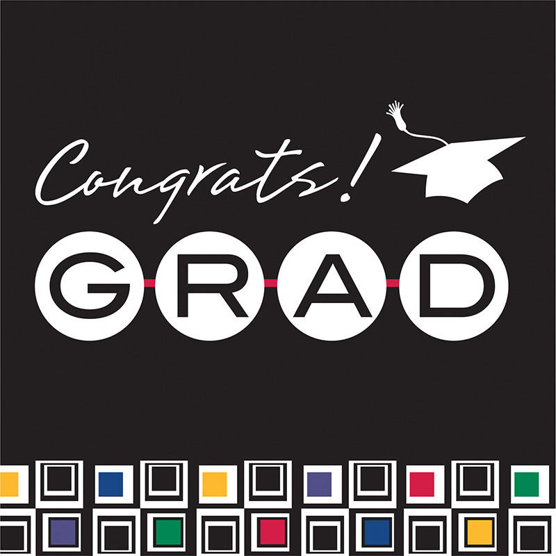 Mod Grad Beverage Napkins
