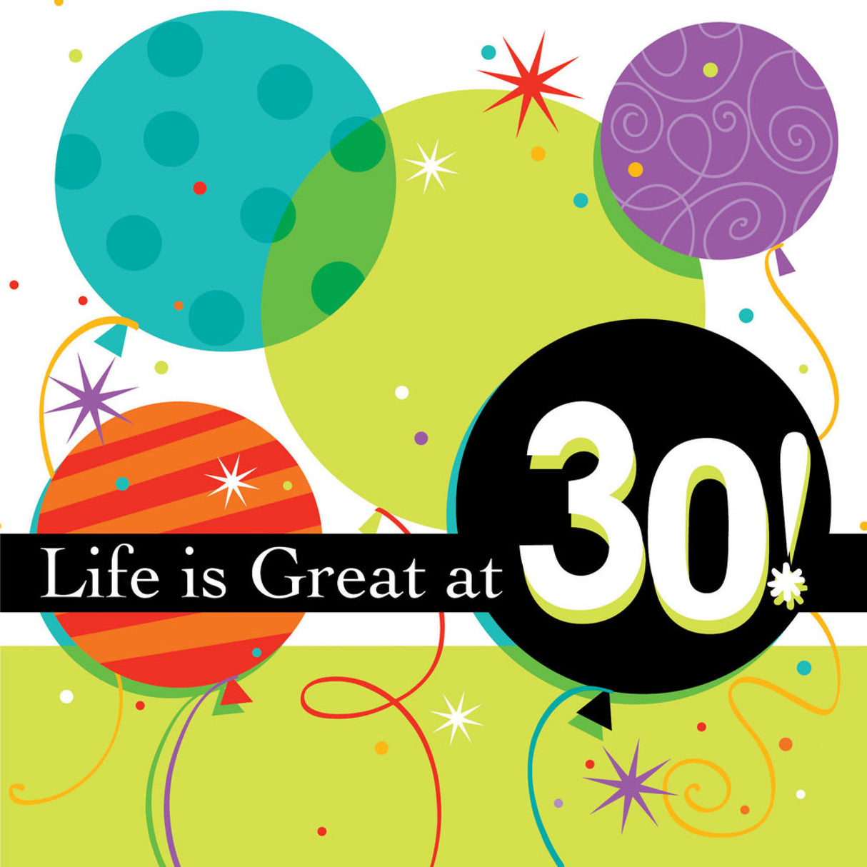 30 Life Is Great Luncheon Napkins (16ct)