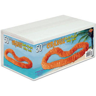 Soft-Twist Poly Leis w/Labeled Box