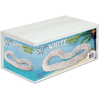 Soft-Twist Poly Leis w/Labeled Box
