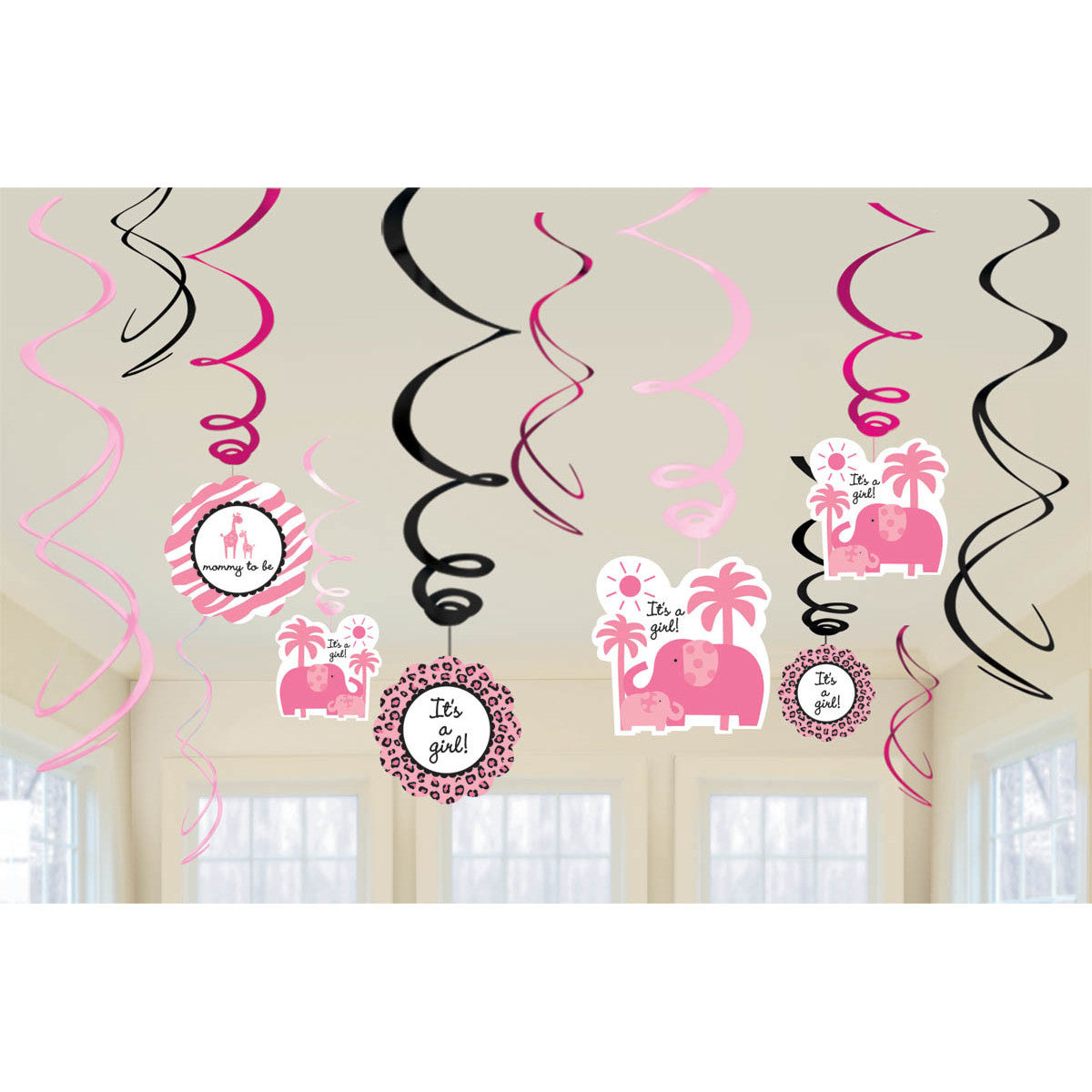 Sweet Safari Girl Swirls