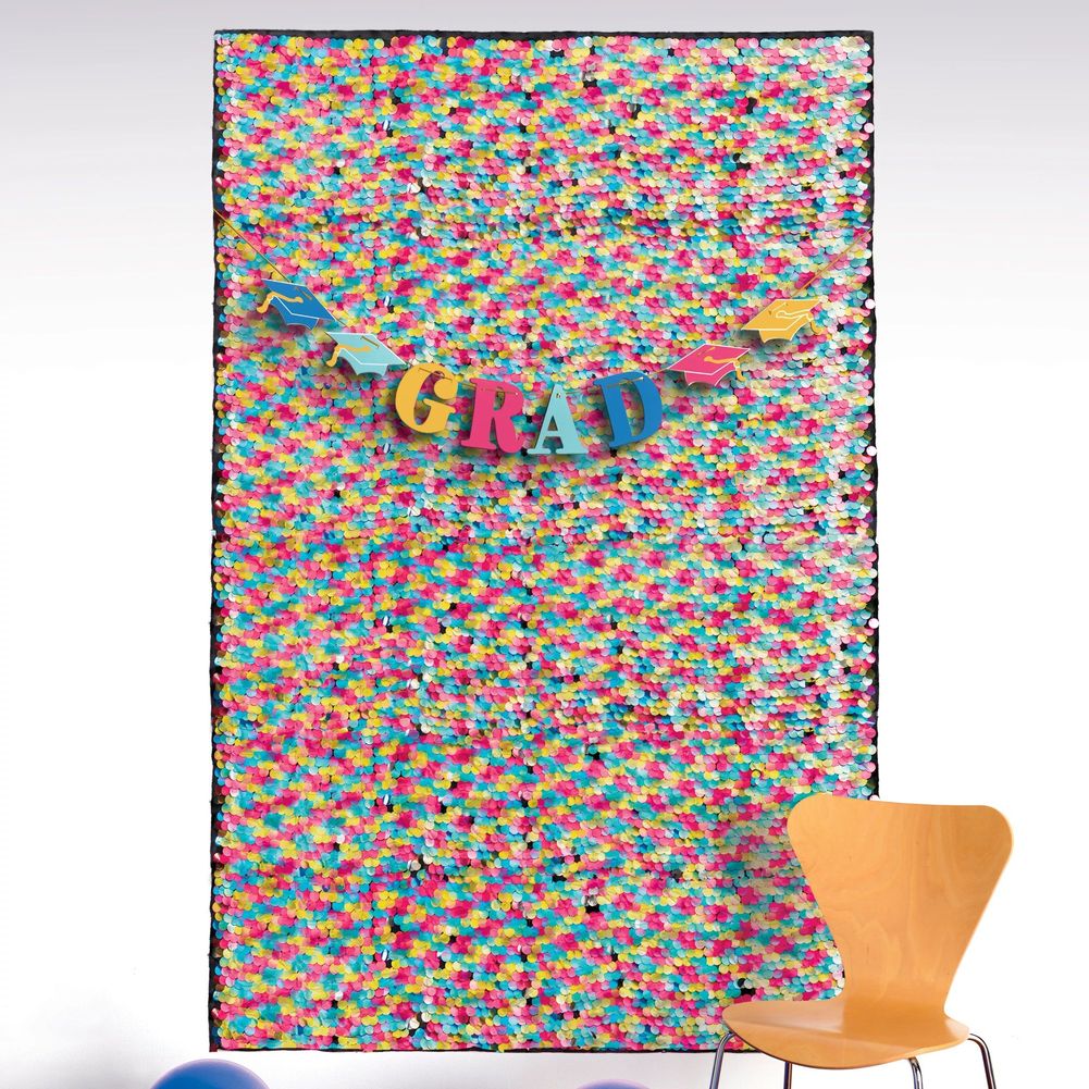 Follow Your Dreams Paillette Backdrop Set (2pc)