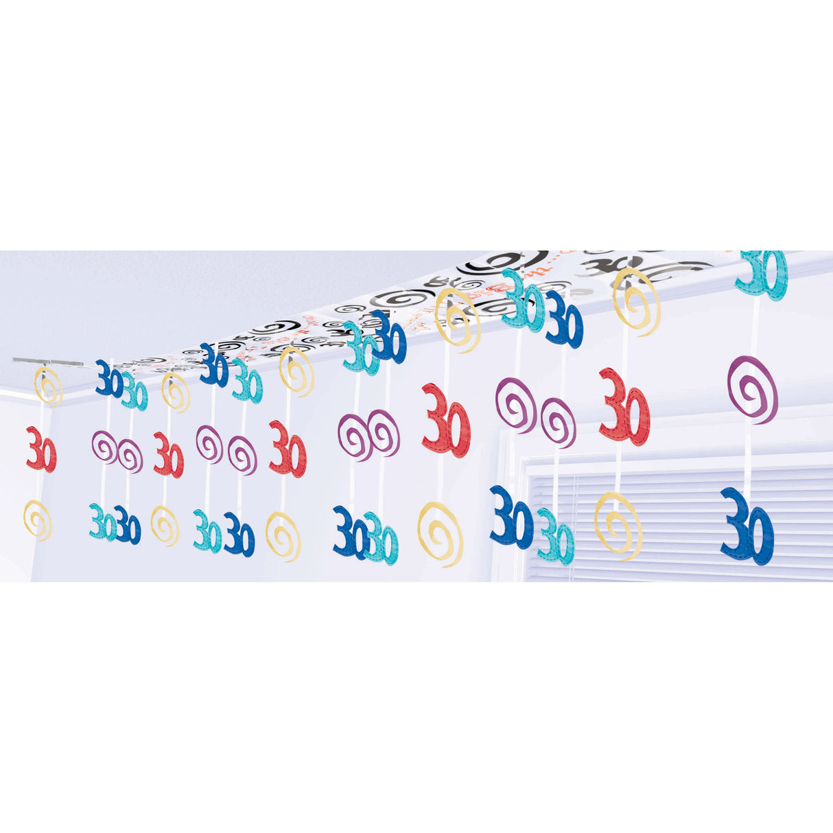 Oh No 30 Foil Ceiling Decor (1 ct)