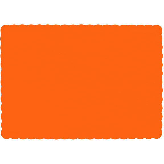 Orange Peel Big Party Pack Placemats 50 ct